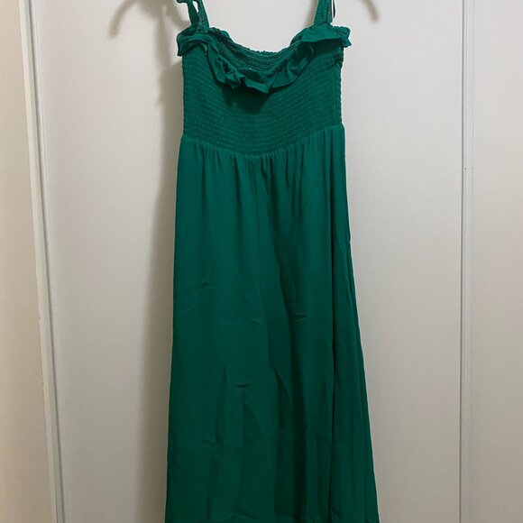 Green Reformation Midi Dress - Picture 3 of 5